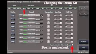 Korg Style Manager Overview Part 8 Style Properties Window [upl. by Nicol819]