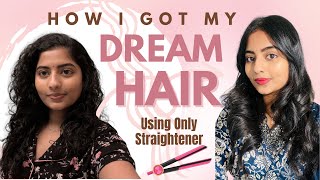 How I style my HAIR using only STRAIGHTENER Hair care AkhilaVarun  USA Telugu Vlogs Tamada Media [upl. by Dru]