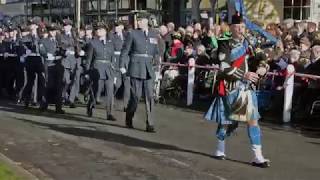 RAF Brize Norton Parade Through Witney on Remembrance Sunday [upl. by Belinda]