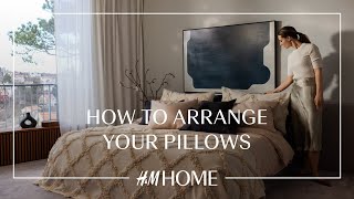 How to arrange the pillows on your bed — 3 different styles [upl. by Zabrina]