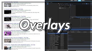 How To Use Overlays In Hitfilm Express [upl. by Ettesyl]