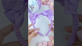 Crochet cute headband crochet handmade shorts [upl. by Llenyl]