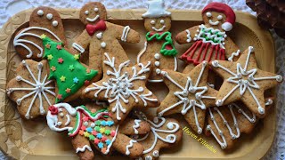 Biscotti pan di zenzero Ricetta originale❤ biscotti natale christmas cuisine gingerbread [upl. by Darryn661]