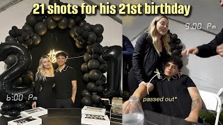 JAKES 21ST BIRTHDAY PARTY VLOG  We turned up [upl. by Drofkcor]