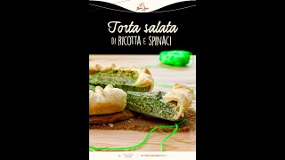 TORTA SALATA RICOTTA E SPINACI Ricetta Facile  BuonIdea shorts [upl. by Ehav]