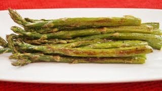 Roasted Asparagus Recipe Oven Roasted Asparagus How To MakeDiane KometaDishin With Di 48 [upl. by Nrehtac821]