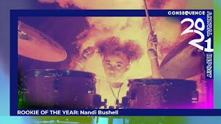 Interview Rookie of the Year Nandi Bushell Talks Foo Fighters Tom Morello Her Future and More [upl. by Albright]