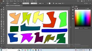 Adobe Illustrator Çizilen Şekillerin Renk Ayarlarının Yapılması [upl. by Adnih]