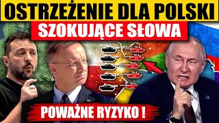 OSTRZEŻENIE DLA POLSKI  SZOKUJĄCE SŁOWA O PLANACH ROSJI [upl. by Nahtanoj940]