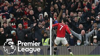 Cristiano Ronaldo smashes Manchester United in front of Brighton  Premier League  NBC Sports [upl. by Gordan]