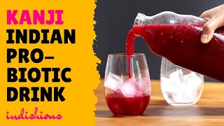 Kanji Recipe  Indian Probiotic Drink  Fermented Drink [upl. by Ulphi189]