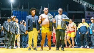 Kezhaseluoo Pienyii All bouts  52nd Angami wrestling champion 2024 [upl. by Geralda]