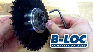 Easy Installation of Chain Sprockets using BLOC Compression Hubs [upl. by Mazonson]