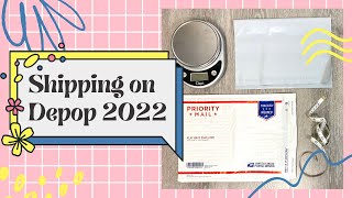 How to Ship on Depop in 2022 USA  EASIEST amp MOST AFFORDABLE Option  Stepbystep walkthrough [upl. by Georgine821]