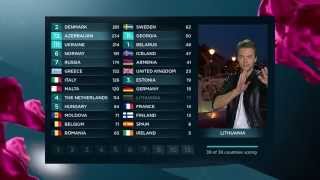 BBC  Eurovision 2013 final  full voting amp winning Denmark [upl. by Euqilegna]