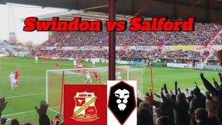 Swindon vs Salford we concede in the 90th minute [upl. by Lawlor]