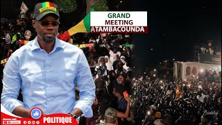 🔴Direct Tambacounda GIGA Meeting de Ousmane Sonko  une foule immense [upl. by Yartnod]