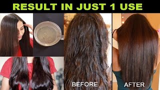 Permanent Hair Straightening at Home  Only Natural Ingredients  घर पर बालो को सीधा करें [upl. by Bibbie171]