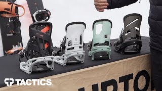 Burton Snowboard Bindings 2020 Line Overview  Tactics [upl. by Barr]