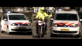 Politie éénheden met spoed opzoek naar ongeval in Amsterdam [upl. by Eicyaj]