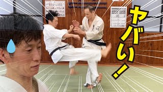 Dangerous Kyokushin Karate World Champion blows away Aikido Master with a kick [upl. by Pufahl]