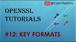 OpenSSL Tutorial Video12  Key formats used in OpenSSL [upl. by Olen649]