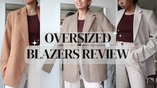 Petite Friendly Oversized Blazers Review [upl. by Caiaphas]