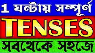 সবথেকে সহজে শেখো Tenses  Learn Tenses in English Grammar with Examples  PresentPastFuture Tenses [upl. by Ayotaj]