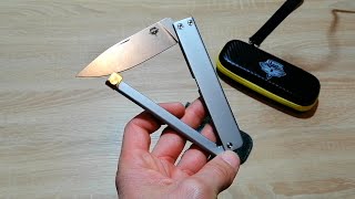 New EDC Atropos Knife Trapper Gravity Balisong 2024 [upl. by Adnyc]