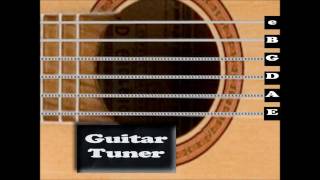 Standard Acoustic Guitar Tuner  Interactive [upl. by Aiza651]