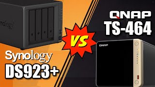 Synology DS923 vs QNAP TS464 NAS  Which Should You Buy [upl. by Nappy]