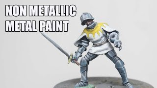 Painting Non metallic metal  Wounded Knight WIP project [upl. by Ahsiekam775]