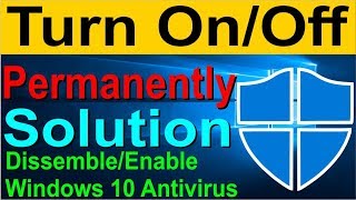 How to Turn off Windows 10 Defender on Permanently in Hindi [upl. by Inimod]