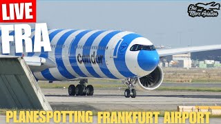 🔴Live Frankfurt Airport Planespotting Testflug A380 DAIMC LH9920  simulierten Startabbruch 07C [upl. by Kolnos]