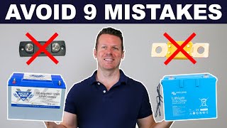 The Top 9 Lithium Battery Mistakes for Van and RV Power Systems [upl. by Pinto100]