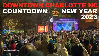 New Years Eve Countdown in Uptown Charlotte NC [upl. by Eittik]