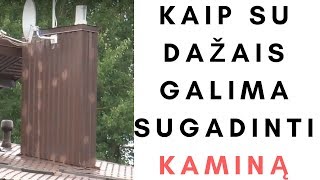 Kaip su dažais galima SUGADINTI KAMINĄ [upl. by Nigle]