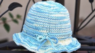 How to Knit a Sun Hat [upl. by Nelia]