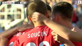 Patrik Schick Goal  Czech Republic vs North Macedonia 21 Goals ResultsHighlights Friendly Match [upl. by Shishko627]