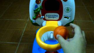 LeapFrog learning Hoops Basketball Hoop ABC Music 123 [upl. by Ilana606]