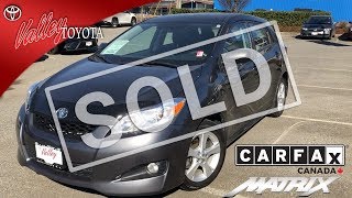 SOLD Used 2014 Toyota Matrix Touring Hatch for sale at Valley Toyota in Chilliwack BC  18470A [upl. by Ultima]