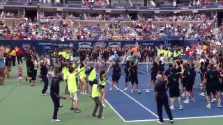 Carly Rae Jepsen Flash Mob quotCall Me Maybequot  Live at Arthur Ashe Kids Day [upl. by Dalt]