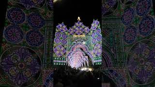 🇮🇹 Festa San Giuseppe da Copertinoluminarie a ritmo di musicaCopertino Lecce 🎊 18092024 [upl. by Jennette]