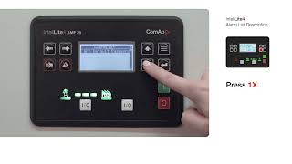 InteliLite4 Controller Alarm List Description [upl. by Dina373]