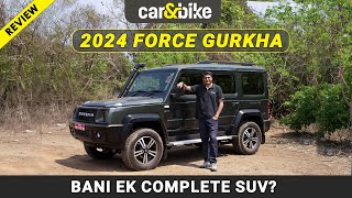 Force Gurkha 2024 Review Zyada Dum Naye Features aur 5door model [upl. by Llerryt]