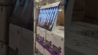 GE TWINKLING ICICLE LIGHTS Display at Costco [upl. by Lotsirhc]