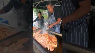 Cooking a Big Grill Philippines Style London Street food [upl. by Nraa]