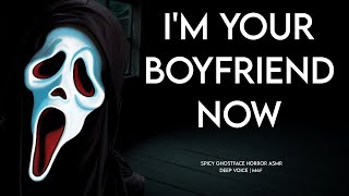 🔥Boyfriend tries on the Ghostface mask spicy horror ASMR  deep voice m4f [upl. by Oflodor]