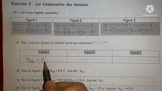 exercices Loi dadditivité des tensions تمارين قانون إضافة التوترات [upl. by Attennhoj210]