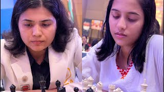 WGM Divya Deshmukh vs IM Soumya Swaminathan  Asian Continental  Final Moments [upl. by Uzzial]